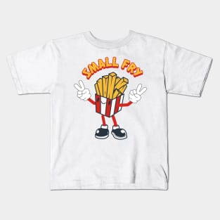 Small fry; child; children; baby; infant; chips; fries; french fry; funny; cute; character; cartoon; Kids T-Shirt